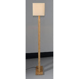 BAMBOO & LINEN FLOOR LAMP - NATURAL - 440x1480
