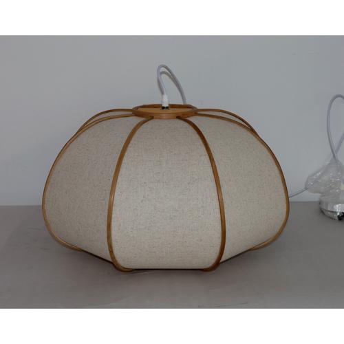 BAMBOO & LINEN PENDANT - NATURAL