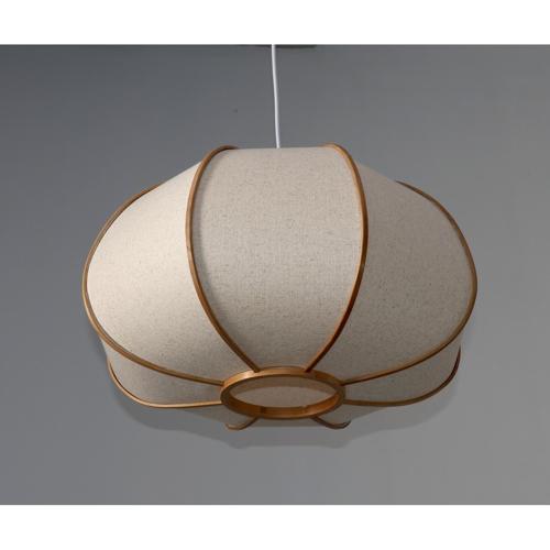BAMBOO & LINEN PENDANT - NATURAL