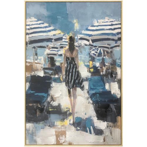 FRAMED CANVAS -  80% HANDPAINTING - Version 3