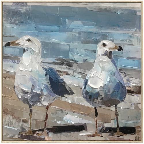 FRAMED CANVAS -  80% HANDPAINTING - Version 13