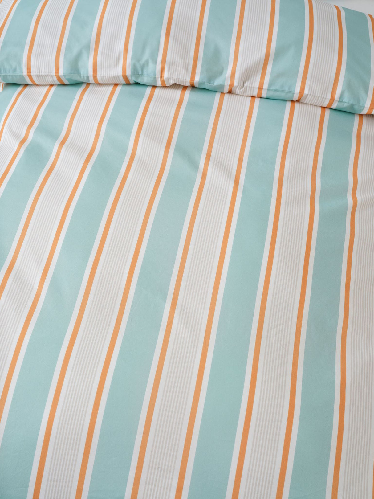 Sailor Stripe Duvet Cover Set by Linen House Kids - Double (Blue)