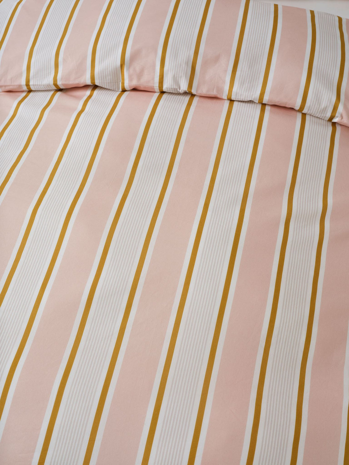 Sailor Stripe Duvet Cover Set by Linen House Kids - Single (Pink)