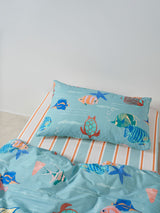 Under the Sea Duvet Cover Set by Linen House Kids - Single (Aqua)