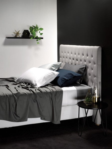 Double Sheet Set - Bamboo & Cotton 500TC - Steel Grey