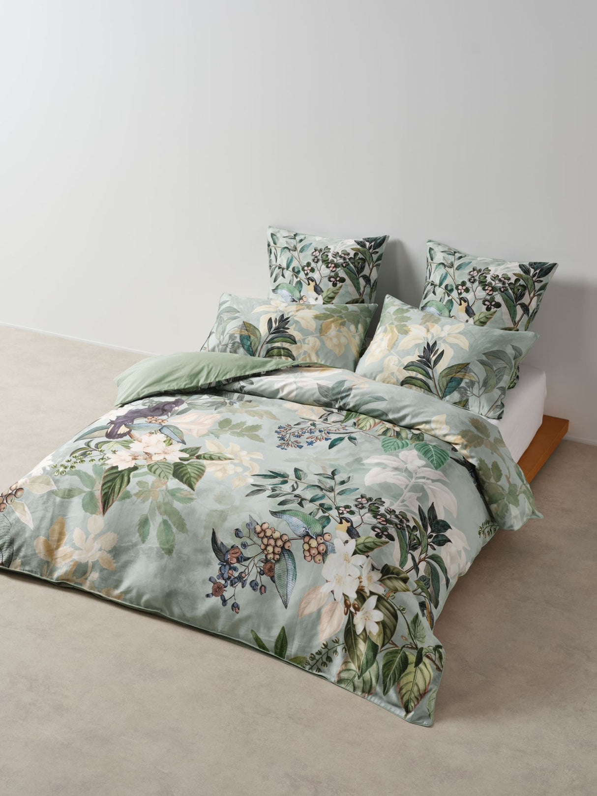 Blair Duvet Cover Set by Linen House - King (Jade)