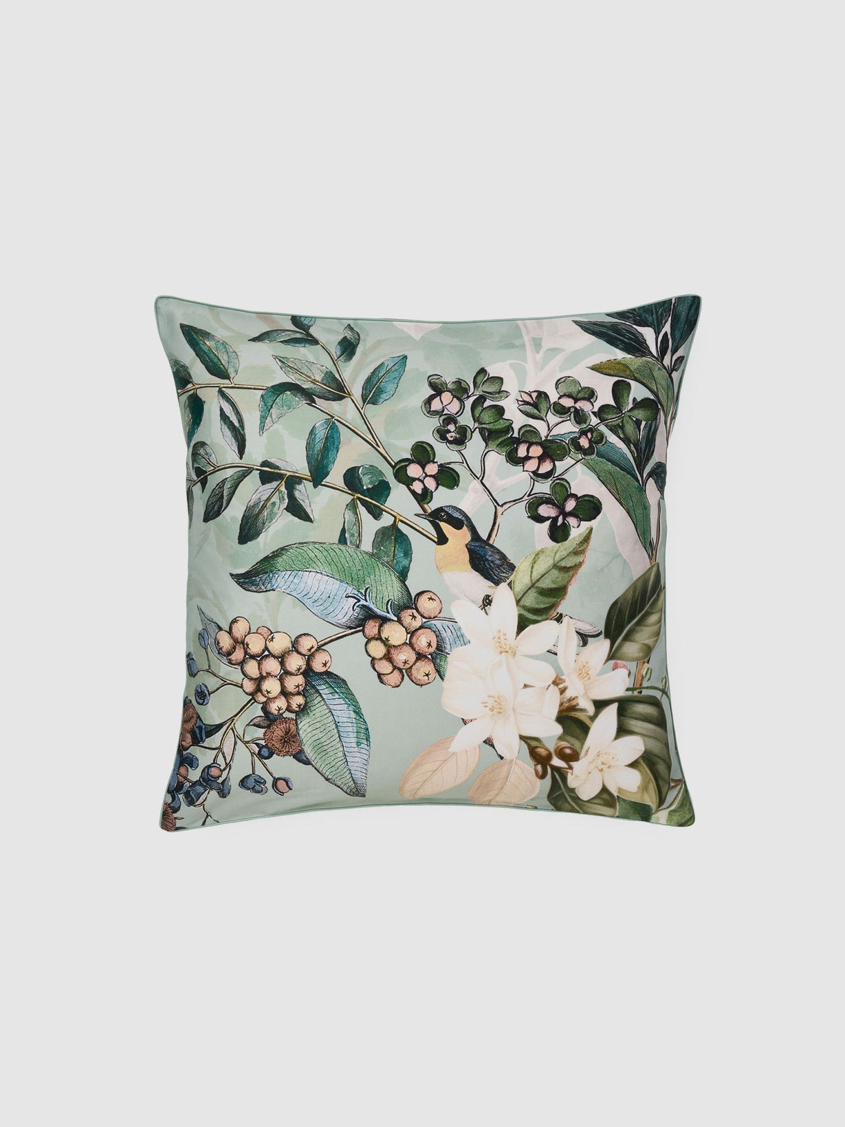 Blair European Pillowcase by Linen House - European (Jade)