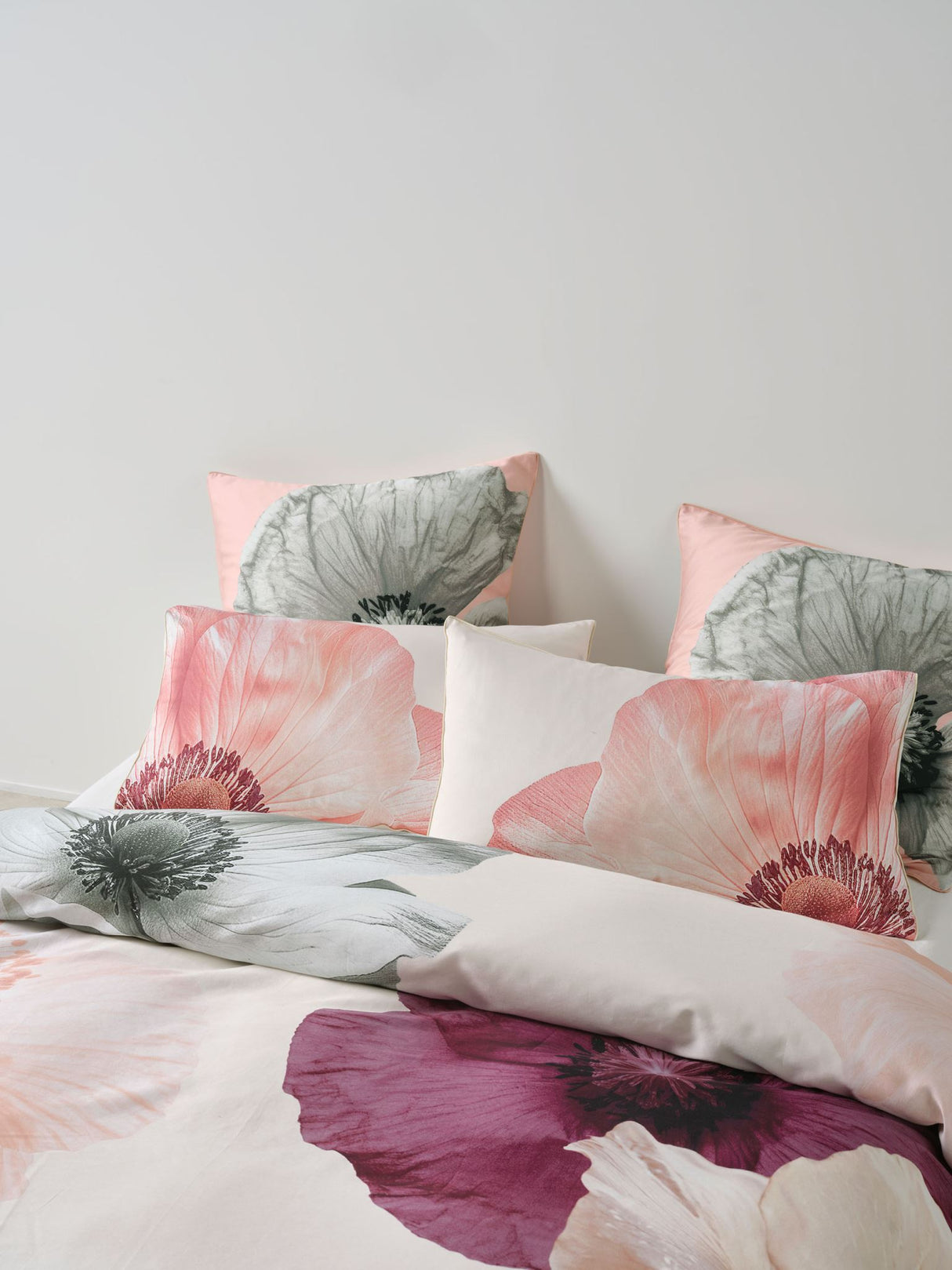 Ellie Duvet Cover Set by Linen House - Super King (Plum)