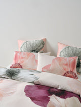 Ellie Duvet Cover Set by Linen House - Super King (Plum)
