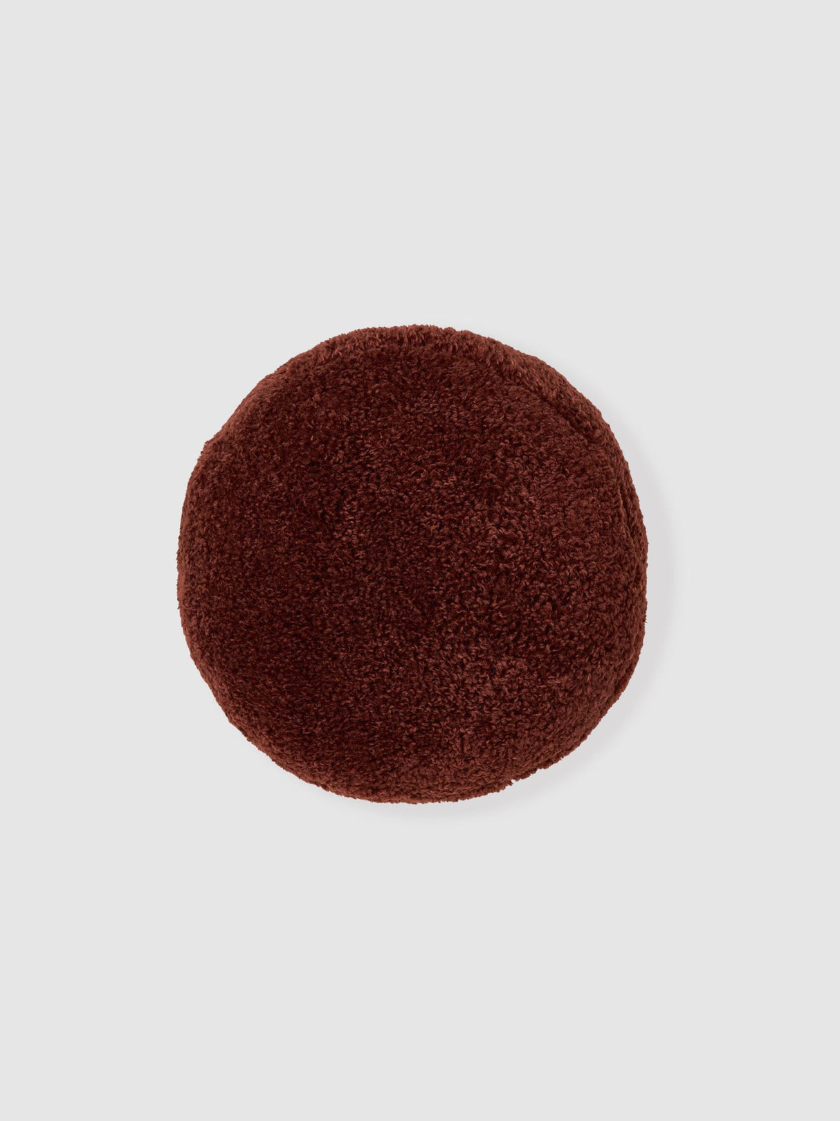 Shetland 43cm Round Cushion by Linen House -  (Chocolate)