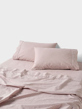 Volley Check Sheet Set Set by Linen House - Single (Orchid)