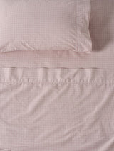Volley Check Sheet Set Set by Linen House - Single (Orchid)