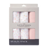 Little Linen Muslin 3pk - Ballerina Bunny - Little Linen