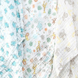 Little Linen Muslin 3pk - Safari Bear - Little Linen
