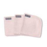 Little Bamboo Towelling Washer 3pk - Dusty Pink - Little Bamboo