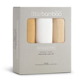 Little Bamboo Muslin Wrap 3pk - Marigold - Little Bamboo