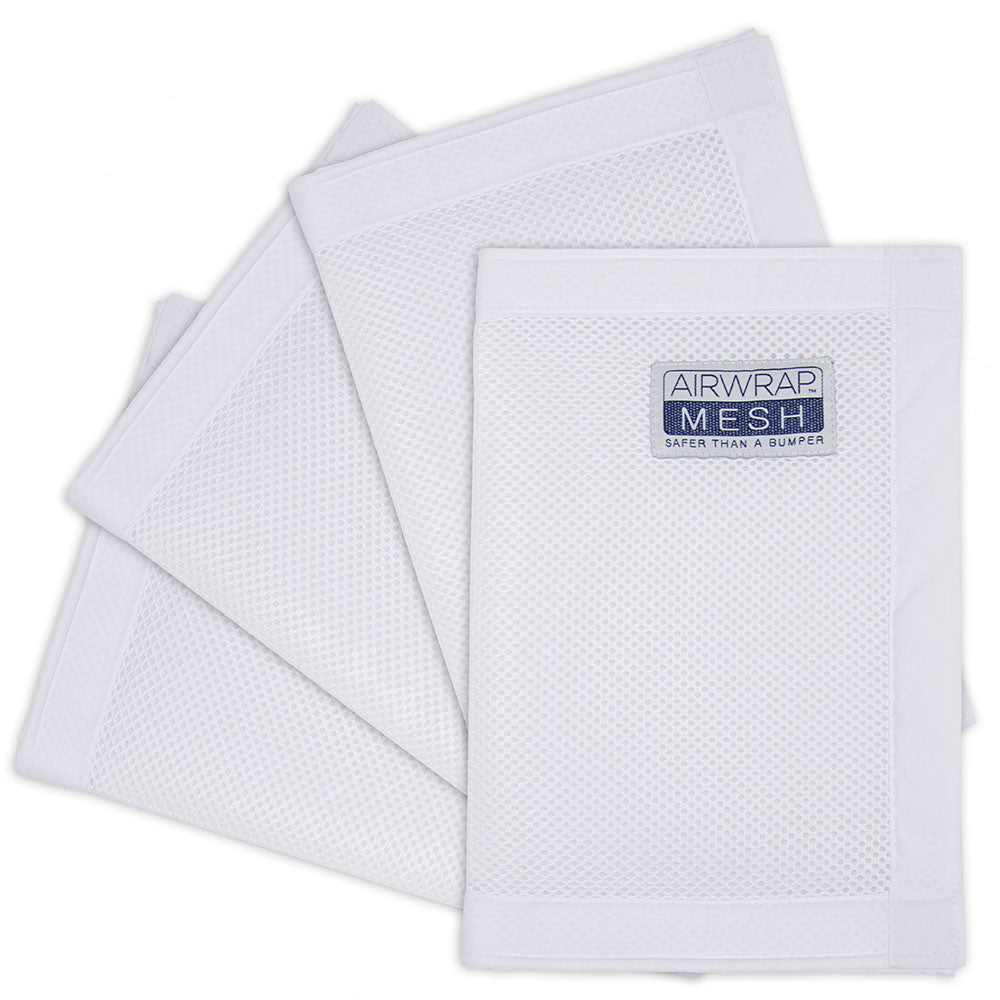 Airwrap Cot Mesh 4 Sides - White