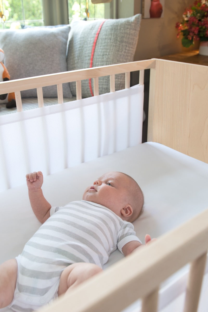 Airwrap Cot Mesh 2 Sides - White