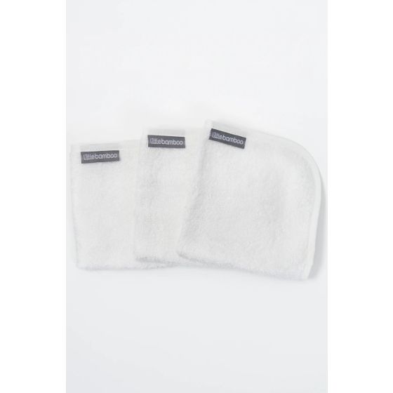 Little Bamboo Towelling Washer 3pk - Little Bamboo
