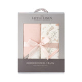 Little Linen Hooded Towel 2pk - Harvest Bunny