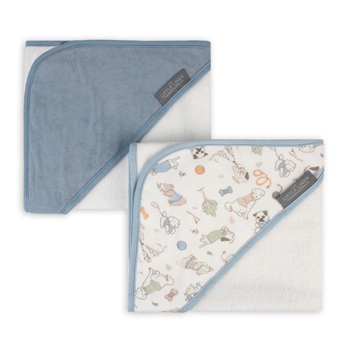 Little Linen Hooded Towel 2pk - Barklife Dog