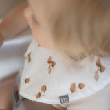 Little Bamboo Muslin Bib 5pk - Natural - Little Bamboo