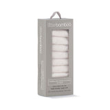 Little Bamboo Towelling Washer 10pk - Natural - Little Bamboo