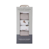 Little Linen Towelling Washer 6pk - Willow Bear - Little Linen