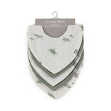 Little Bamboo Muslin Bib 5pk - Turtle Bay - Little Bamboo
