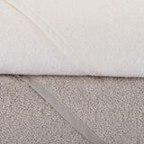 Little Bamboo Hooded Towel 2pk - Stone Grey - Little Bamboo