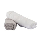 Little Bamboo Cellular Blanket 2pk - Stone Grey - Little Bamboo