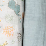 Little Linen Muslin Wraps 3pk - Savanna Giraffe - Little Linen