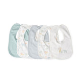 Little Linen Jersey Bib 5pk - Savanna Giraffe - Little Linen