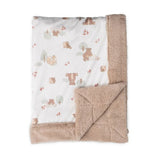 Little Linen Baby Snuggle Blanket - Bushland Bear - Little Linen