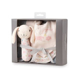 Rattle & Bib Set - Ballerina Bunny - Little Linen