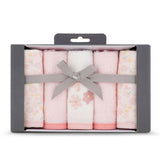 Little Linen Towelling Washer 5pk- Ballerina Bunny - Little Linen