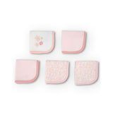 Little Linen Towelling Washer 5pk- Ballerina Bunny - Little Linen