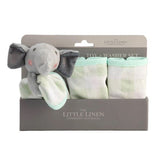 The Little Linen Company Washer & Toy Set - Elephant Star - Little Linen