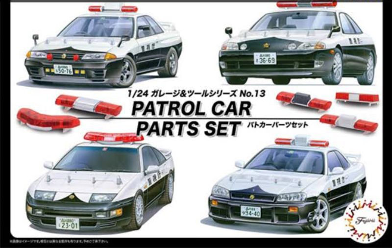 Plastic Kitset - Fujimi 1/24 Police Car Parts Set