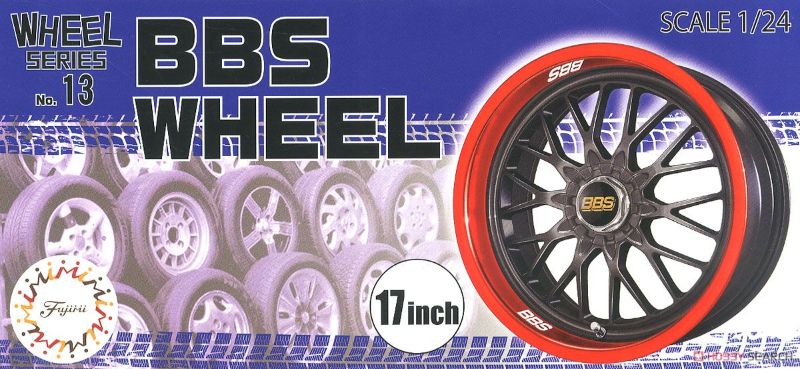 Plastic Kitset - Fujimi 1/24 W&T Set 17" BBS
