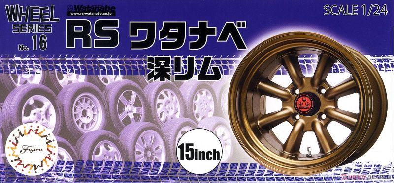 Plastic Kitset - Fujimi 1/24 W&T Set 15" RS Watanabe