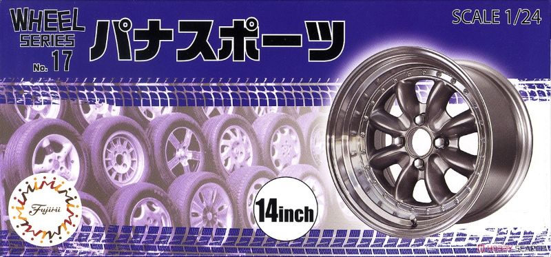 Plastic Kitset - Fujimi 1/24 W&T Set 14" Pana Sport