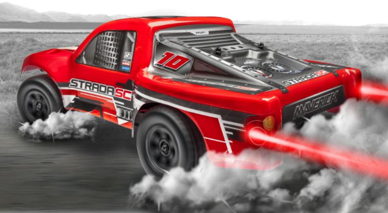 Radio Control Car - Maverick 1/10 BL Strada SC Truck w/b&ch