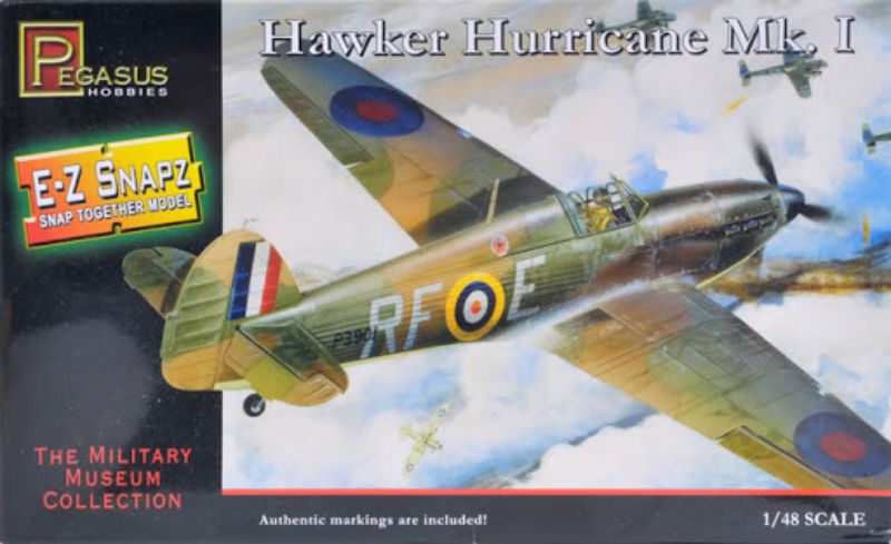 Plastic Kitset - 1/48 Hawker Hurricane Mk1