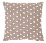 Square Charley Dove cushion in neutral color, offering style and comfort for home decor at a clearance price.