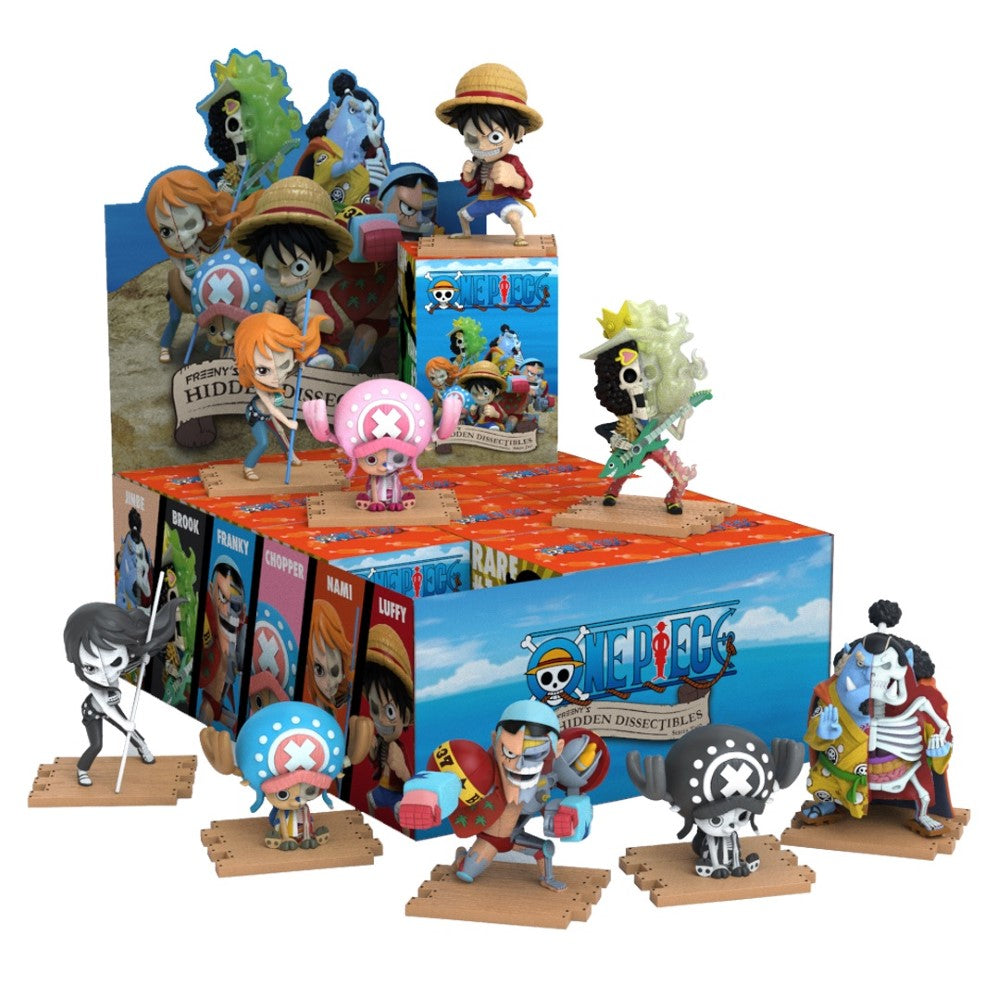 Mighty Jaxx: Freeny's Hidden Dissectibles  - One Piece (Series 2) Display