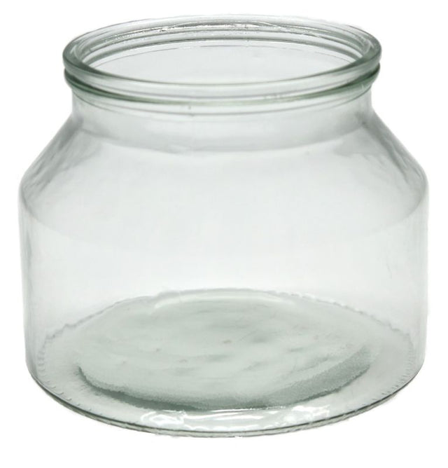 Elegant glass cylinder vase, 15.8x15.8x12.6cmH, perfect for fresh flowers or decor, enhancing any space with style.