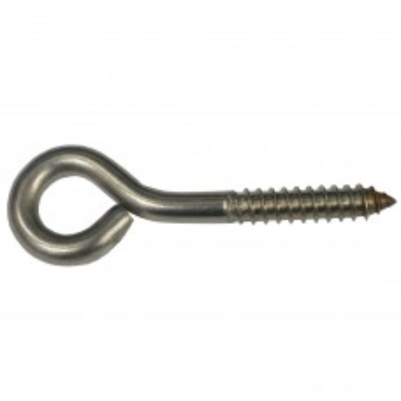 Screw Eye - Stainless Steel #1105SS 4-1/2 x 3/8 inch Hindley