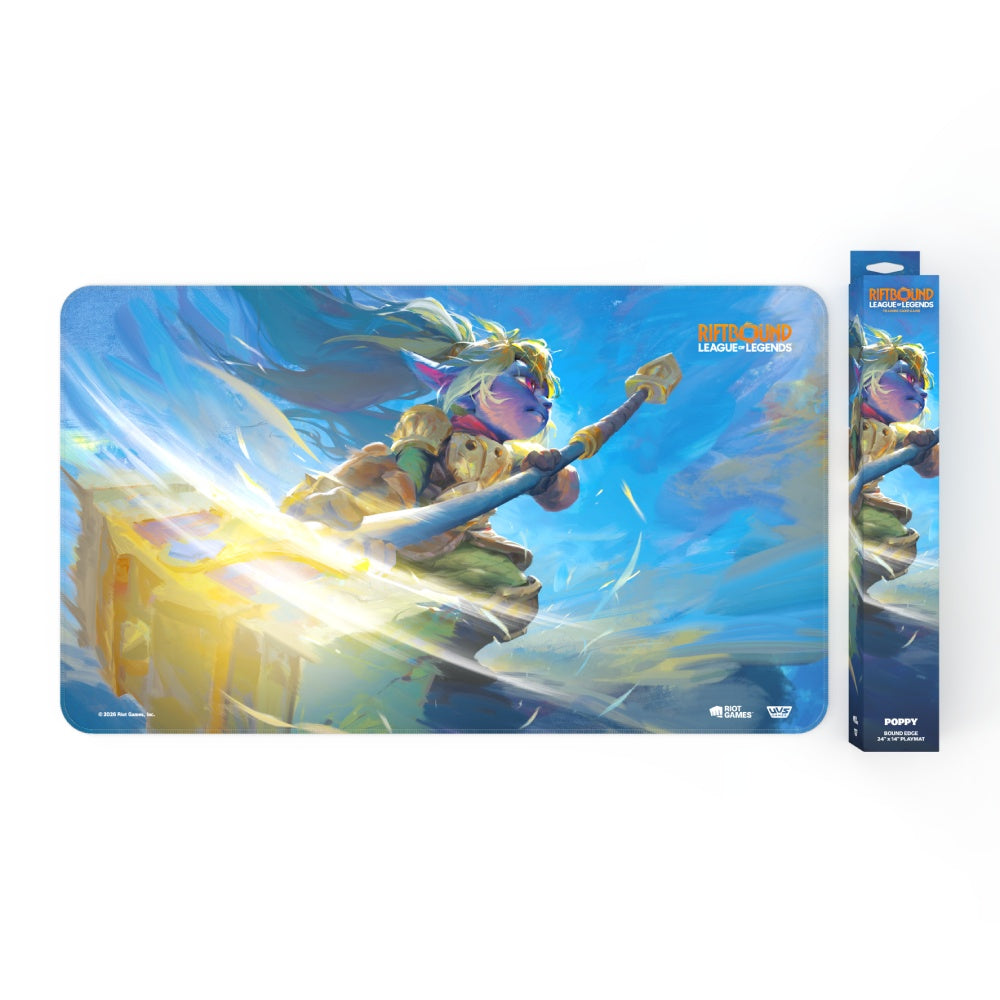 Riftbound - LoL TCG - Playmat - Unleashed - Poppy, Keeper of the Hammer