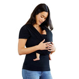 Moby - Bump & Beyond Tshirt Wrap - Sz3 -  Black